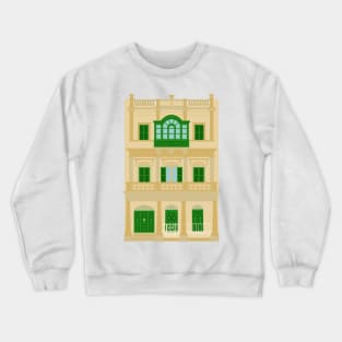 Traditional Maltese Villa Crewneck Sweatshirt